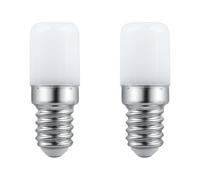 SCNNC Ampoule LED E14 T18 Frigo AC230V 3W 300LM Blanc Chaud 3000K, 2 Unité | Non Dimmable, Équivalent 30W Incandescent, Ampoule E14 LED pour Réfrigérateur, Lampe à Sel, Machine à Coudre, Veilleuse
