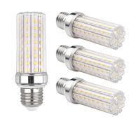 SCNNC Ampoule Led E27 Maïs 15W 220V 1900LM Blanc Froid 6000K Non Dimmable | 120W~150W Ampoule Incandescence Équivalent, Ampoule Maïs Led pour Lustres, Plafonniers, Lampadaires, Lot de 4