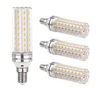 SCNNC Ampoule LED Mais E14 12W 220V 1200LM Blanc Chaud 3000K Non Dimmable | Équivalent Ampoule Incandescence 100W, Ampoule LED E14 pour Éclairage Intérieur, Lustre, Lampe de Bureau, Applique, Lot de 4