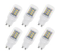 SCNNC Ampoule Mais GU10 LED 4W Tube AC230V, 400LM Blanc Neutre 4000K, Non Dimmable, Équivalent Halogène 40W, 24 SMD 5730 LED Maïs GU10 pour Plafonnier, Applique Murale, 6 Pièces