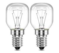 SCNNC Ampoule pour Four E14 230V Dimmable, Ø29x59MM, Résistante 300°C, Blanc Chaud 2700K, Lot de 2