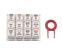 Scnvsi claviers Cherry MX testeur échantillonneur claviers mécaniques Outil de Test avec extracteur de Touches 12 Touches