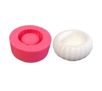 Scnvsi Moule en silicone 3D en forme de base de bougie, moule polyvalent pour décoration de table