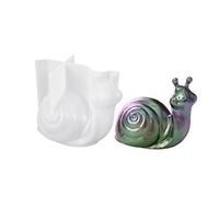Scnvsi Moule en silicone 3D en forme d'escargot pour bougies d'aromathérapie, décoration d'intérieur