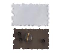 Scnvsi Moules en résine en silicone - Moules rectangulaires irréguliers pour moulage de résine époxy