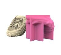Scnvsi Moules en silicone pour bougeoirs en forme d'ange pour les amateurs d'artisanat