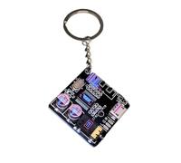 Scnvsi - Pendentif de Sac d'école mécanique, Porte-clés mécanique en métal, breloque de Circuit imprimé Cool pour garçons et Filles, Distributeur Automatique