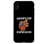 Scolaire Éducation Drôle De Dino T-Rex Hungry For Knowledge Coque pour iPhone XS Max