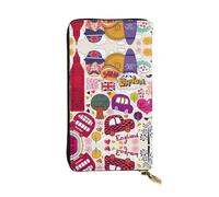 Scolaire Journal En Cuir Anglais Longue Poche Portefeuille Carte Sac Pour Carte De Crédit Argent Pièces De Rangement, Noir, Taille Unique, Noir, Taille Unique, Noir, One size