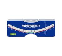 Scoliomètre avec bulle horizontale, scoliomètre 0-30° pour l'évaluation de l'alignement de la colonne vertébrale et scoliomètre de santé de la colonne vertébrale