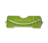Scoliomètre facile à utiliser avec boîtier en ABS de 0 à 30 degrés pour un usage domestique du dos et de la colonne vertébrale