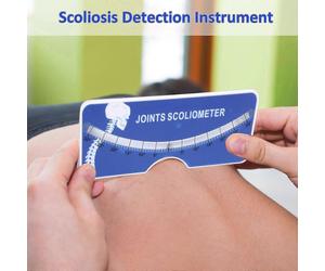 Scoliomètre, jauge d'angle de scoliose en ABS facile à utiliser, 0 à 30 degrés pour une utilisation à domicile, mesure du dos et de la