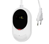 Scondaor Détecteurs de gaz et de monoxyde de Carbone avec écran LCD, certifié en 50291 & en 50194, Détecteur de gaz (combustibles gaz Naturel & GPL) et de CO, Lot de 1