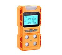 Scondaor Nouveau Modèle Mise à Niveau Portable Type Vocal Multi Détecteur de Gaz, Détecteur de Qualité de l'Air Portable 4 Gaz avec Grand Écran LCD Numérique, Alimenté par Batterie Lithium