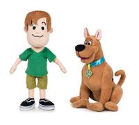 SCOOB! Scooby Doo - Peluches du Nouveau Film Qualité Super Soft (760018779) (28CM, Scooby Adulte + Shaggy)