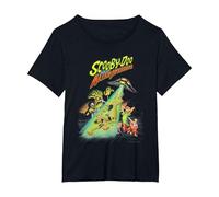 Scooby Doo and The Alien Invaders T-Shirt, Femme Grandes Tailles, Noir, 3X