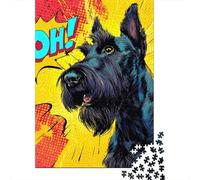 Scooby-Doo Carton Recyclé 1000 Pièces Chien Pop Art Puzzle, Décompression, Cadeau Personnalisé Famille, Décor Mural & Loisirs Maison 70x50cm/1000pcs