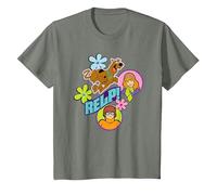 Scooby-Doo Daphne Velma Relp! T-Shirt, Enfant, Vert Kaki chiné, 3 Ans