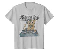 Scooby Doo DJ T-Shirt, Enfant, Argent, 10 Ans