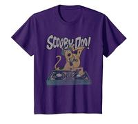 Scooby Doo DJ T-Shirt, Enfant, Violet, 3 Ans