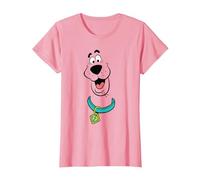 Scooby Doo Face T-Shirt, Femme, Rose, XXL