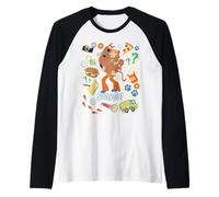 Scooby-Doo Food Icons Manche Raglan