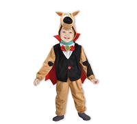 Ciao- Scooby-Doo Halloween Special Edition Costume déguisement Original Baby garçon (Taille Ans), Boys, Caricature, 11723.2-3, Brown, Red, Black, 2-3 Years