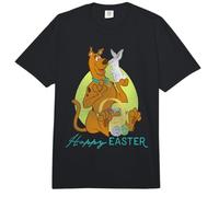 Scooby-Doo Kissing Easter Bunny Comfort Colors Adult Heavyweight T-Shirt