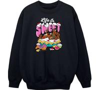 Scooby Doo - "Life Is Sweet" Sweat-shirt pour filles BI1995 (116) (Noir)