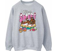 Scooby Doo - "Life Is Sweet" Sweatshirt für Herren BI2000 (XL) (Grau)