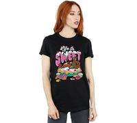 Scooby Doo - "Life Is Sweet" T-shirt pour femme BI1602 (XXL) (Noir)