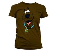 Scooby-Doo! Officiellement sous Licence Face Femme T-Shirt (Brun), Small