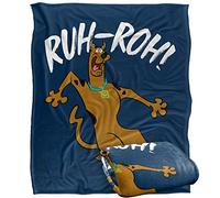 SCOOBY DOO! Ruh Roh Plaid Ultra Doux au Toucher Soyeux - 152 x 127 cm