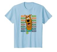 Scooby-Doo Ruh Roh Repeat T-Shirt, Enfant, Bleu Céleste, 12 Ans