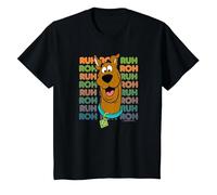 Scooby-Doo Ruh Roh Repeat T-Shirt, Enfant, Noir, 4 Ans
