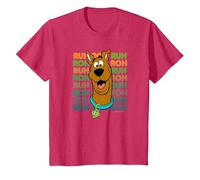 Scooby-Doo Ruh Roh Repeat T-Shirt, Enfant, Rouge Chiné, 12 Ans