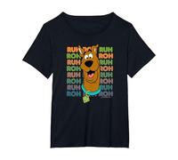 Scooby-Doo Ruh Roh Repeat T-Shirt, Femme Grandes Tailles, Noir, 6X