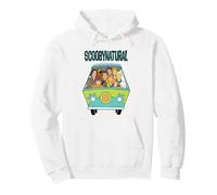 Scooby-Doo Scoobynatural Supernatural Mystery Ride Sweat à Capuche, Unisexe pour Adultes, Blanc, M