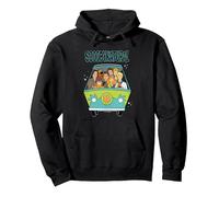 Scooby-Doo Scoobynatural Supernatural Mystery Ride Sweat à Capuche, Unisexe pour Adultes, Noir, S