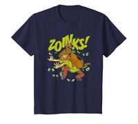Scooby-Doo Shaggy Zoinks T-Shirt, Enfant, Bleu Marine, 6 Ans