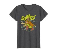 Scooby-Doo Shaggy Zoinks T-Shirt, Femme, Chiné Foncé, S