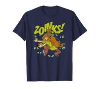 Scooby-Doo Shaggy Zoinks T-Shirt, Homme, Bleu Marine, S