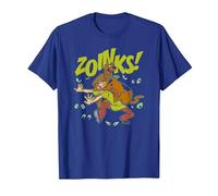 Scooby-Doo Shaggy Zoinks T-Shirt, Homme, Bleu Royal, S