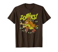 Scooby-Doo Shaggy Zoinks T-Shirt, Homme, Marron, S