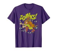Scooby-Doo Shaggy Zoinks T-Shirt, Homme, Violet, S