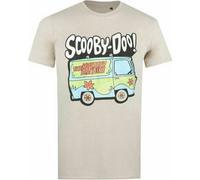 Scooby Doo - T-shirt pour homme TV342 (S) (Sable/Blanc/Jaune)