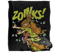 Scooby Doo! Zoinks Plaid Ultra Doux au Toucher Soyeux - 152 x 127 cm