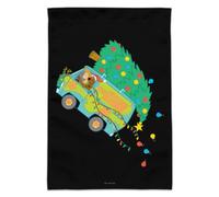 Scooby Mystery Machine Drapeau de jardin de Noël
