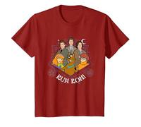 Scooby Natural Group Ruh Roh T-Shirt, Enfant, Canneberge, 2 Ans