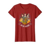 Scooby Natural Group Ruh Roh T-Shirt, Femme, Canneberge, XL
